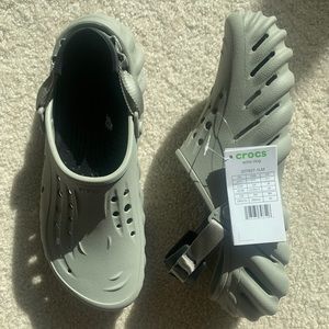 Crocs Echo Clog in Elephant Color, Men’s US Size 11